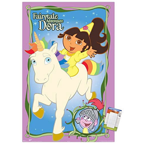 Nickelodeon Dora The Explorer - Fairytale Wall Poster, 22.375" x 34"