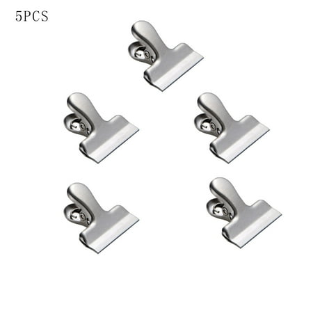 

JANDEL 5 Pack Chip Bag Clips 3 Sizes Air Tight Seal Bag Clips NO More Sharp Edges Perfect for Food Bags Kitchen Office