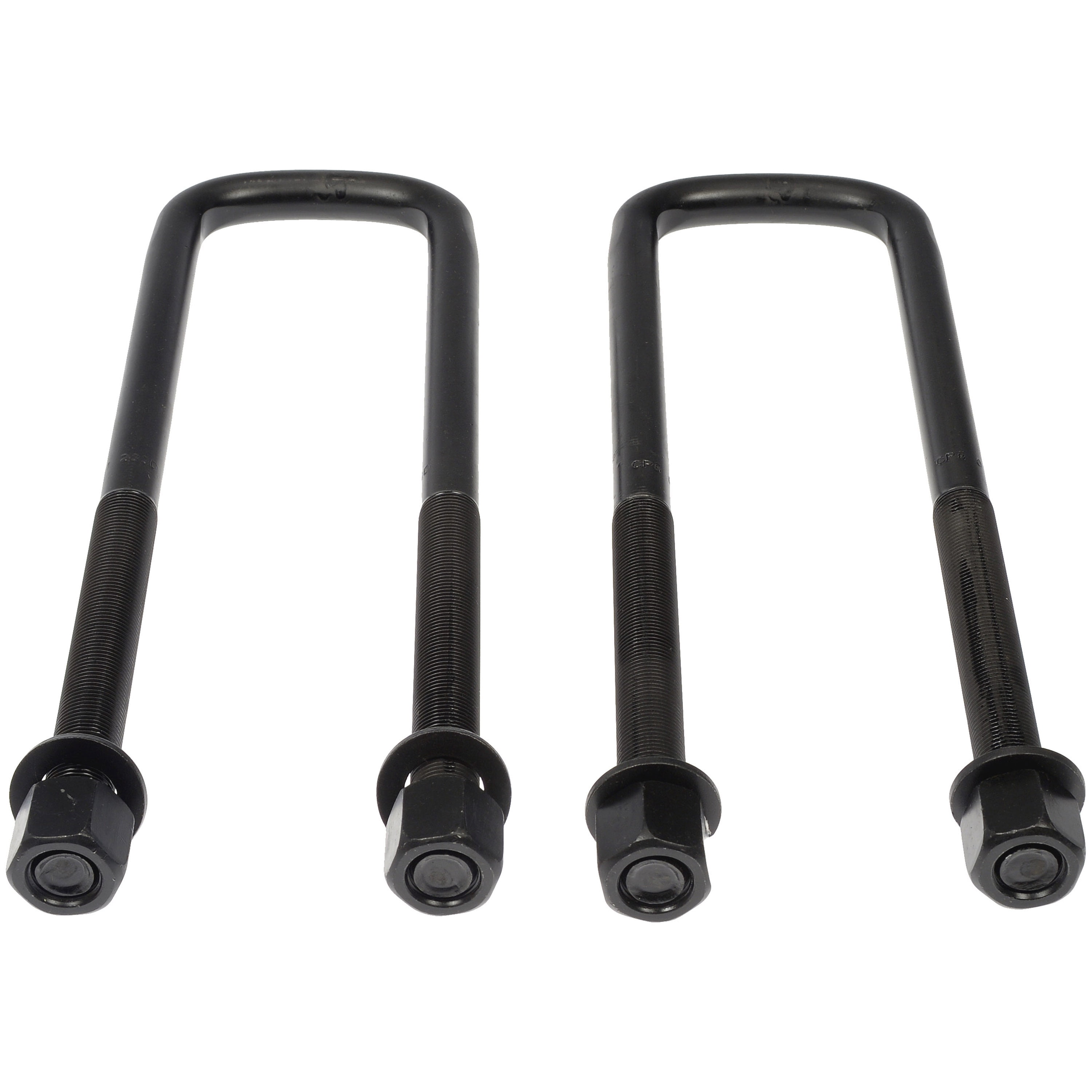 Dorman 929-720 Rear Leaf Spring Axle U-Bolt Kit for Specific Chevrolet / GMC Models, Semi-Gloss Black