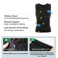 thumbnail image 3 of MANIFIQUE 2 Packs Gynecomastia Compression Shirts for Men - Sleeveless Slimming Undershirts Tummy Control and Body Shaper Tank Top, 3 of 7