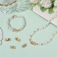 thumbnail image 3 of 1 Box 6Pcs Real 14K Gold Plated Fold Over Clasps Bracelet Extender Clasp with Hoop Necklace Fastener Extenders for Jewelry Making Accessories Muti Layer Necklaces Bracelets Women DIY Crafts, 3 of 7
