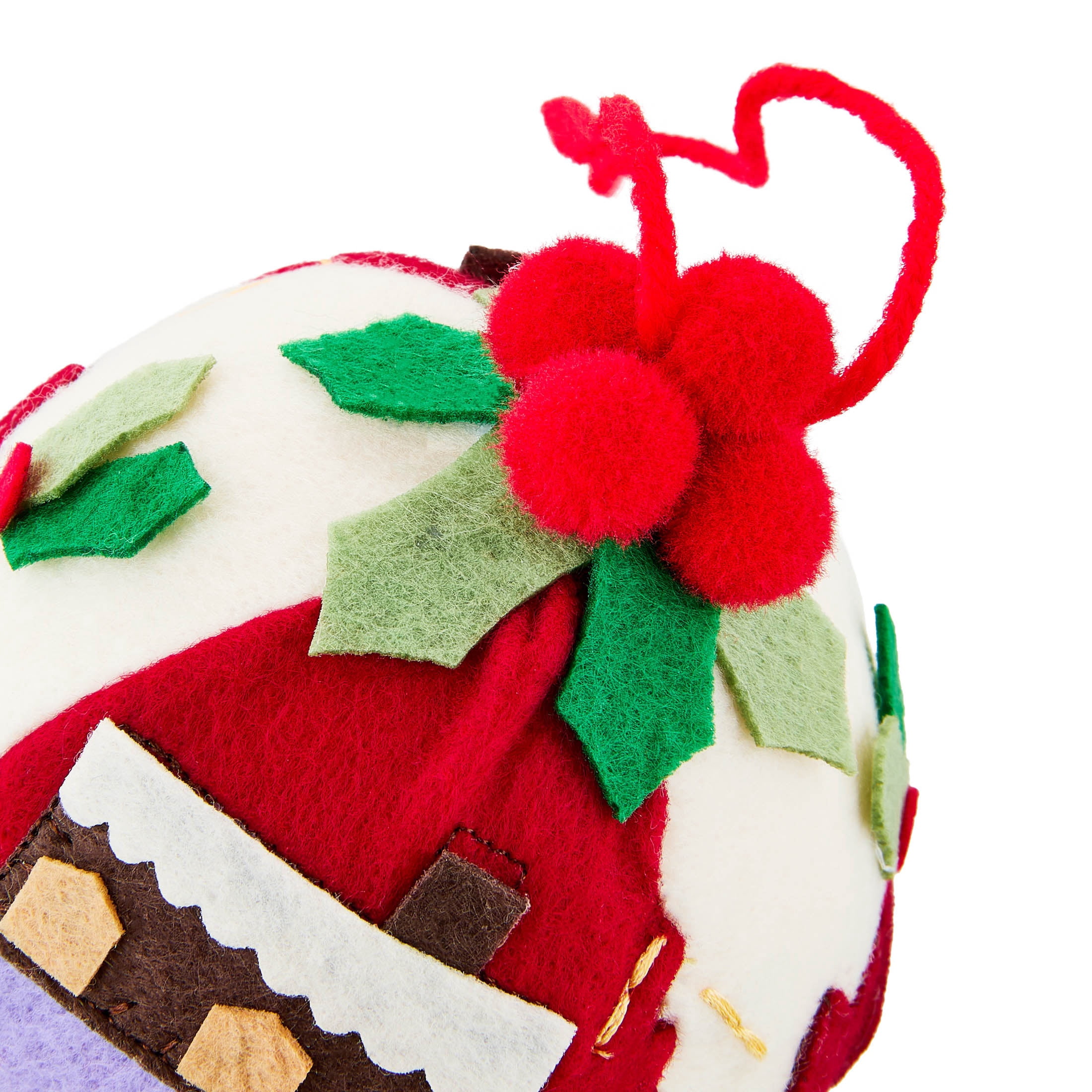 4-Count Multicolor Fabric Cardinal Ball Christmas Ornaments, 4.75", by Holiday Time