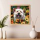 thumbnail image 4 of Cuadros Decorativos Diamante pintura Daisy perro completo redondo taladro imagen de diamantes de imitación DIY dibujo Ndcxsfigh Nuevos Originales, 4 of 8