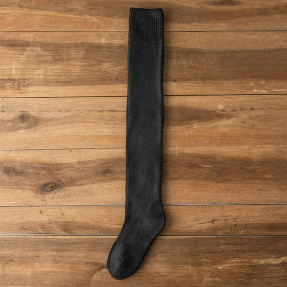 Dyfzdhu Women Winter Thickening Thermal Medium Length Over Knee Socks Thermal Sock High The Knee Lightweight Indoors Socks