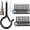 Black, variant on PETGLE 36 PCS Q-Hanger Hooks with Safety Buckle, Windproof Screw Hooks for Outdoor String Lights Hanging Christmas Lights, Plants, with 1 Wing Nut Driver