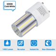 Gu24 LED Light Bulb,10W Equivalent 100W,1400 Lumens,6000K Cool White