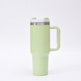 thumbnail image 1 of 2.0 40oz Handle Cup 304 Stainless Steel Straw Insulation and Cold Insulation Car Cup, 1 of 4