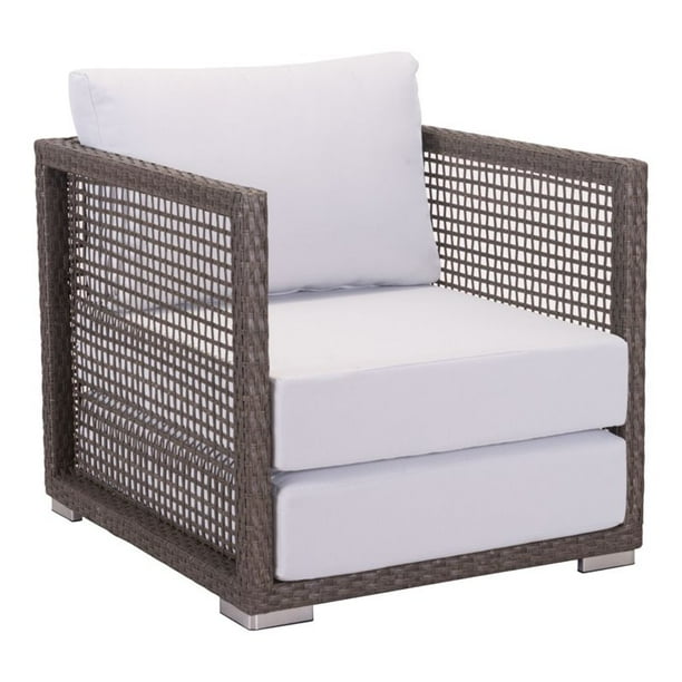Zuo Coronado Patio Arm Chair In Cocoa And Light Gray Com Zuo Coronado Patio Arm Chair In Cocoa, Coronado Patio Furniture