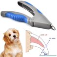 thumbnail image 3 of Dog Nails Clippers and Trimmer-Professional Pet Grooming Tool,Cat Nail Scissor,Sharp Blades,Safety Guard to Avoid Overcutting,Free Nail File,blue, 3 of 5