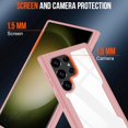 thumbnail image 4 of for Samsung Galaxy S23 Ultra Clear Case, 360° Full Body Protective Shockproof Anti-Scratch Cover Galaxy S23 Ultra, Slilcone TPU Slim Thin for Samsung S23 Ultra Front + Back Dual Layer Protection, 4 of 14