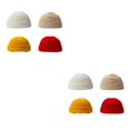 thumbnail image 3 of Minnieouse Gorros de punto de 4 piezas, gorros de calavera a la moda, gorro de Hip Hop para invierno Type1 NO1, 3 of 6