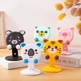 thumbnail image 3 of Cute The Angle Can Be Adjusted Stable  Foldable Cute Cartoon Desktop Phone Holder Portable Foldable Tablet Stand Multifunctional Desktop Stand YELLOW, 3 of 8