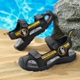 thumbnail image 3 of Boys Sandals Closed Toe Toddler Sport Sandals Little Kid Summer Shoes for Big Kid Walking Hiking Outdoor Yellow, 3 of 5