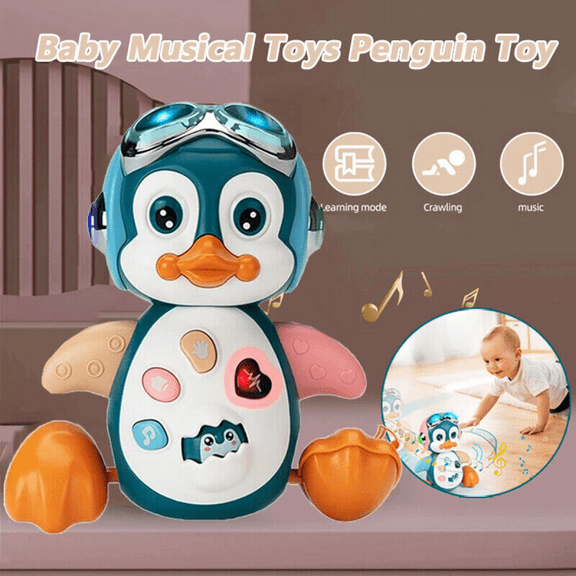 Baby Musical Toys Penguin Toy Electric Crawling Toys Interactive Toy Dancing Toy