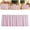 X_D, variant on Gingham Desk Skirt, Table Skirt Ruffled Hook and Loop, Checkered Desk Skirt for Classroom Party Decorations, Black