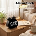 thumbnail image 4 of Creative Wake-Up Desktop Display Multifunctional Clock - Accurate Timekeeping Silent Movement Soft Night Light Oversized Ringtone Settings Environmentally Friendly Materials - For, 4 of 5
