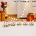 thumbnail image 3 of Pequeño juguete de tren de Navidad adornos de Navidad adornos de fiesta de Navidad para el hogar niños regalos de Navidad de Año Nuevo Navidad, 3 of 5