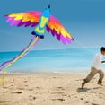 thumbnail image 2 of Cometa de pájaro fénix de gran envergadura, cometas gigantes de una sola línea para juegos deportivos al aire libre. A, 2 of 9