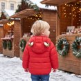 thumbnail image 4 of Abcomgle Toddler Girl Winter Coat 5t Cute Bear Ears Hooded Puffer Jacket Kids Lightweight Puffer Padded Winter Jacket for Toddler Boys Winter Warm Baby Coat, 4 of 7