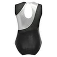 thumbnail image 2 of YiZYiF Kids Girls Gymnastics Outfit Sleeveless Dance Sports Leotard Athletic Biketard,Sizes 6-16, 2 of 6