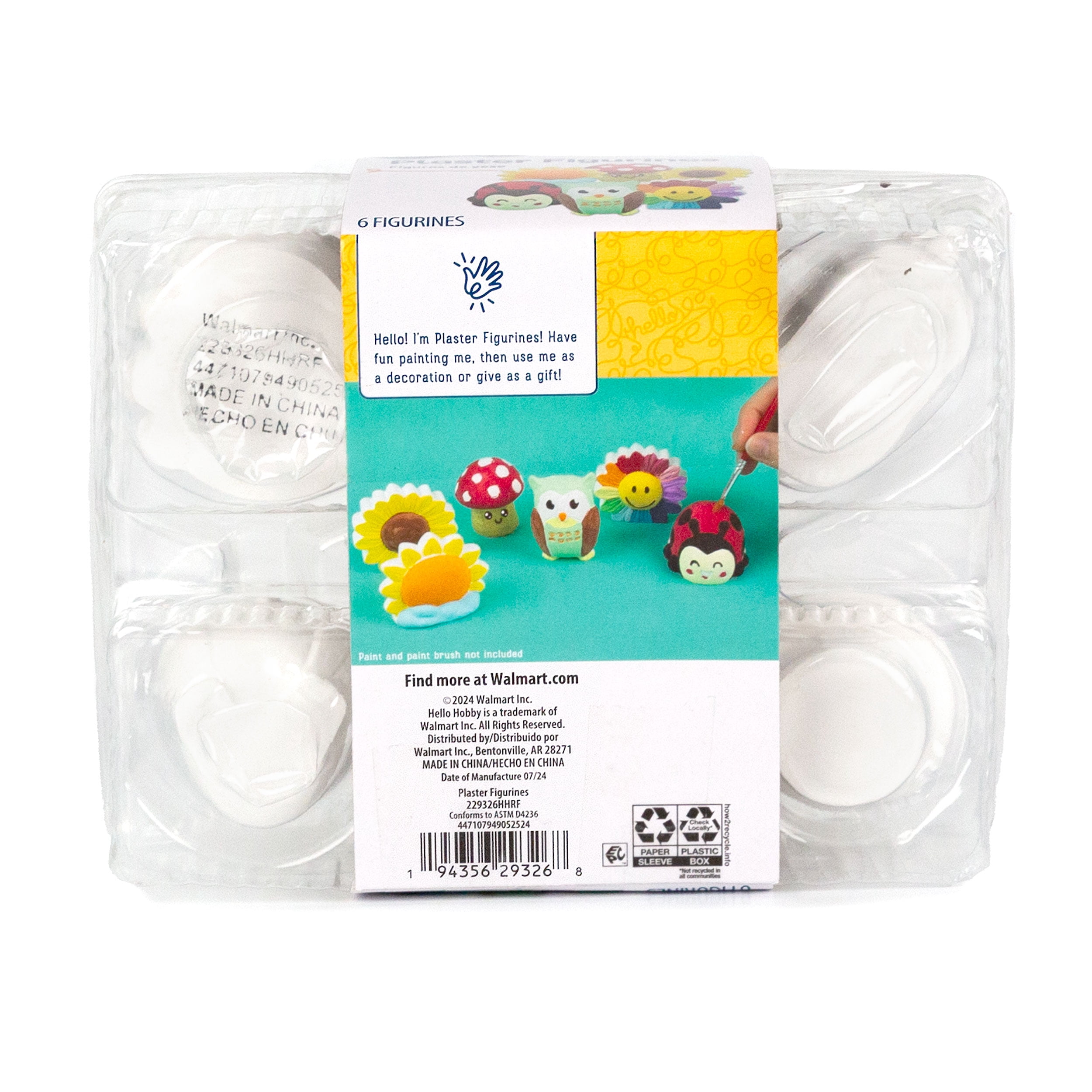 Hello Hobby Plaster Woodland Figurines