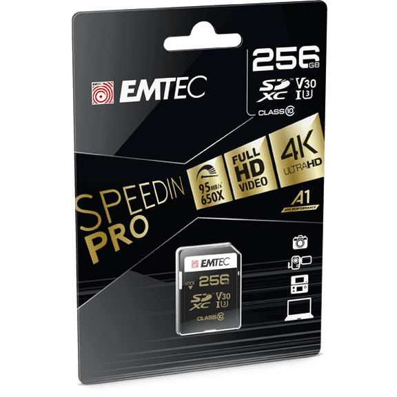EMTEC SDXC CL10 UHS-I U3 SPEEDIN' 256GB