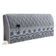 thumbnail image 4 of DEKAXID - Funda para cabecero acolchada de algodón grueso, tela para cabecera, funda protectora completa, madera maciza, paquete suave, funda antipolvo para cabecera, 4 of 5