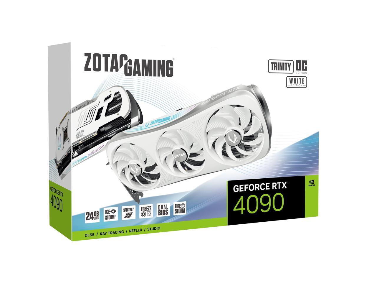 ZOTAC GAMING GeForce RTX 4090 OC White Edition 24GB GDDR6X PCIE