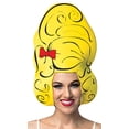 thumbnail image 2 of Yellow Beehive Comic Foam Adult Wig, 2 of 2