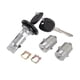 thumbnail image 1 of Unique Bargains Cilindro de cerradura de puerta de coche con llaves para Chevy Silverado Suburban para GMC 2002-2006 Metal Negro 1 juego, 1 of 1