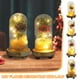 thumbnail image 1 of Fiudx Lámpara de Girasol, Diseño de Flor de Jabón, Vidrio de Borosilicato Alto, Base de Madera, Decoración Del Hogar, Idea de Regalo Única, Regalo Del Día de La Madre, Regalo de San Valentín, Funcion, 1 of 2