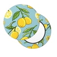 thumbnail image 2 of Fuzoiu Lemon Print Bar Stool Cushions, Super Breathable Round Bar Stool Covers,Seat Cushion Round- One Cushion Only-12 inch, 2 of 7