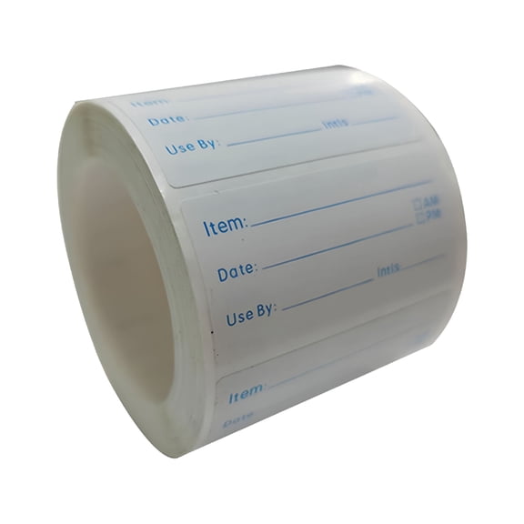 CCOCC Food Labels 500 Count Kitchen Storage Labels For Food Containers Jar Labels Blue Stickers