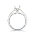 thumbnail image 3 of 1/5ct Cathedral Pave Diamond Ring Mount 14K White Gold Engagement Setting, 3 of 3