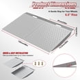 thumbnail image 5 of Queroig 1 Pair 24" x 48" Shed Ramp for Lawn Equipment, Anti-Slip Surface Loading Ramp, Supports 1500LBS, Driveway Ramp for Wheelchairs, ATVs, Lawn Mower, Garages & Barns, 5 of 7