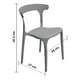 thumbnail image 5 of Silla Infantil Plástica Modelo ‘Curva’ Azul de 28x27x46.5 cm, Ergonómica, Ligera y Apilable, Ideal para Niños en Casa, Escuela, Guardería o Jardín, Fácil de Limpiar y Resistente, 5 of 5