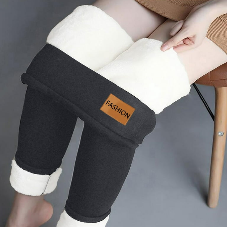 JDEFEG Fashions Women Women's Autumn Winter Elastic Pants Solid