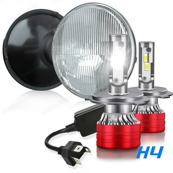 7inch Round LED Headlight Hi/Lo Beam For Toyota FJ Cruiser 2007-2014