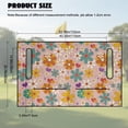 thumbnail image 7 of Uorisanigo Hippie Flowers Golf Cart Seat Covers with 4 Pockets EZGO Club Car Golf Cart Seat Towel Blanket Accessories Gift for Men Women Golfer Stain-Resistant & Dustproof, 7 of 7