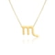 thumbnail image 2 of Collar de amistad Sonducket Tema de constelación Ajustable Cómodo Ins Durable Ligero Escorpio dorado, 2 of 6
