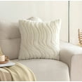 thumbnail image 2 of AUQ 4Pcs Pillow Covers,Velvet Throw Outdoor Pillows,Soft Velvet Satin Pillowcase,Style 15, 2 of 3