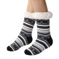 thumbnail image 2 of GILIGEGE Women'S Fuzzy Cozy Ripple Slipper Socks Super Soft Warm Fleece Lining Knit Non Slip Winter Socks Slipper Socks for Men with Grippers Warm Winter Thick Comfy Socks Christmas Gifts, 2 of 8