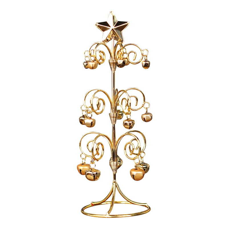 Desktop Miniature Christmas Tree Wrought Iron Artificial Christmas Tree