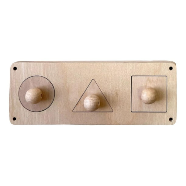 Tablero de actividades Montessori para niños, accesorios de bricolaje, material educativo temprano Coincidencia de formas
