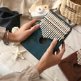 thumbnail image 4 of Kalimba 17 Touches Pouce Africain Doigt Piano Kalimba en Bois Instrument de Musique Portable, 4 of 7