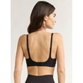 thumbnail image 2 of Joyspun Women's Wireless Bonded Bra with Removable Pads, Sizes XS-3XL, 2 of 4