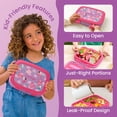 thumbnail image 4 of Bentgo Kids Prints Leak-Proof, 5-Compartment Bento-Style Kids Lunch Box - Ideal Portion Sizes for Ages 3-7, Durable, Drop-Proof, Dishwasher Safe, BPA-Free Materials (Fairies), 4 of 6