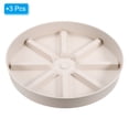 thumbnail image 3 of Unique Bargains Plant Pot Saucers 10.5 Inch, 3 Pack Plastic Round Plant Pot Flower Drip Tray, Green, 3 of 6