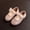 Pink, variant on FSYBOA Girls Dress Shoes Size 11(Little Kids), Hook and Loop Strap Non Slip Soft Soled Solid Color Kids Flat Shoes White