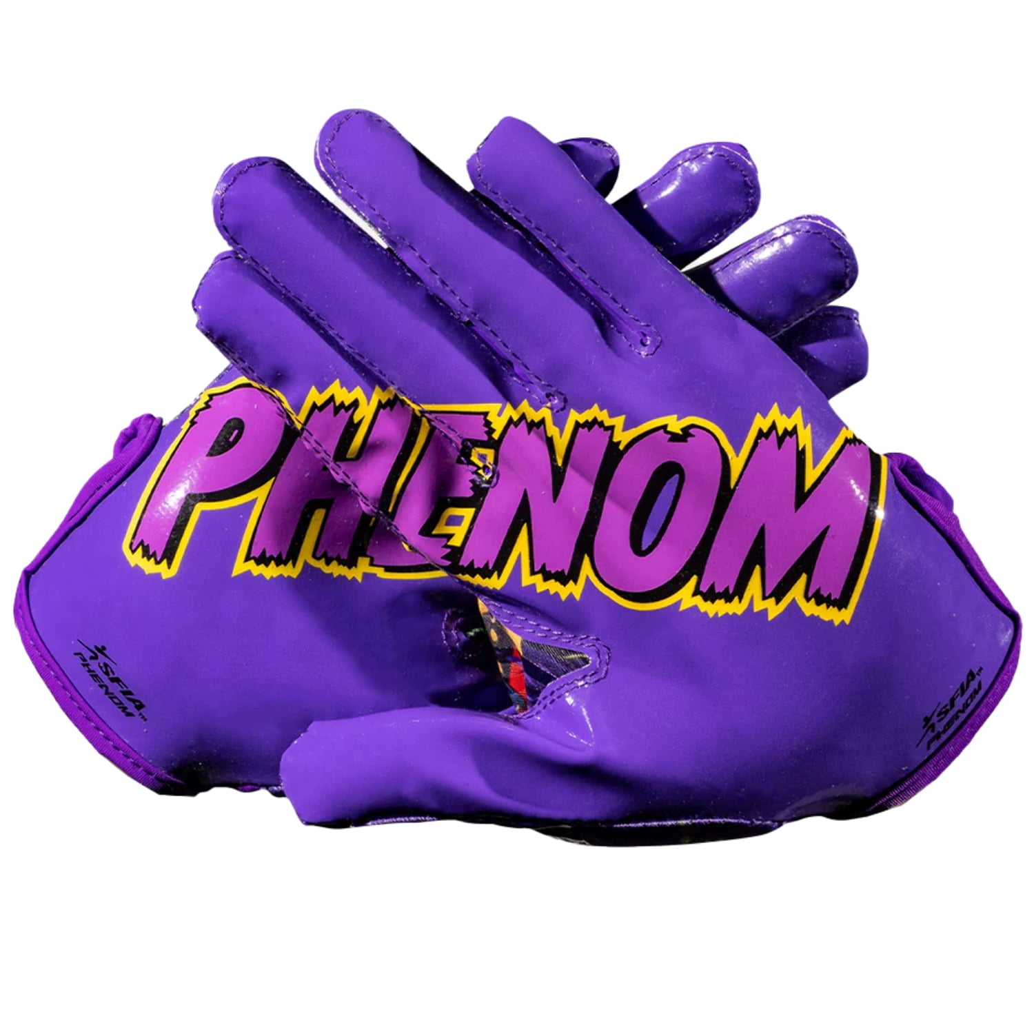 Phenom Elite Scooby-Doo 'Unmasked' Football Gloves, VPS1, Purple